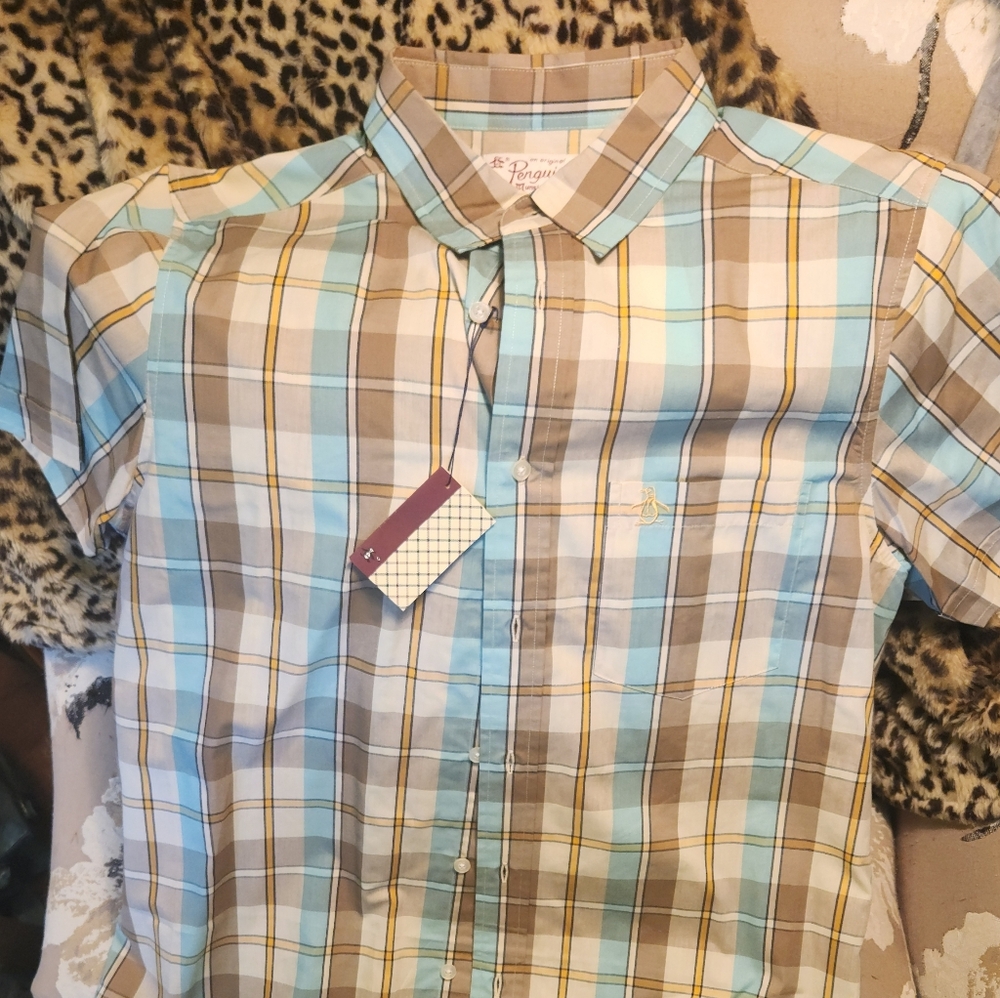 Penguin Plaid Shirt